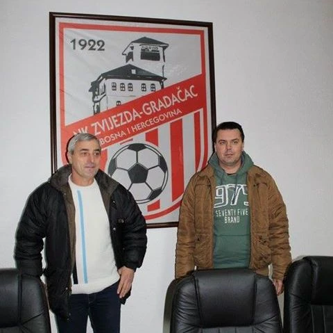 Amir Durgutović i Bojan Magazin / foto: NK Zvijezda Gradačac