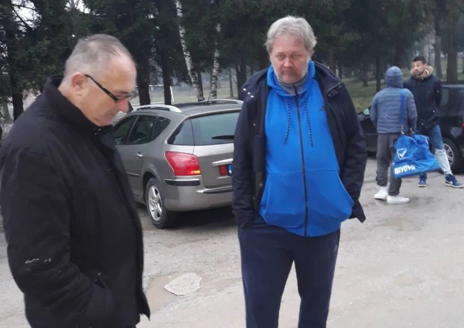 Dragan Kulina i Amar Osim