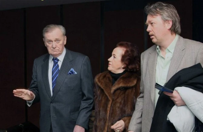 Ivica Osim sa suprugom i sinom Amarom