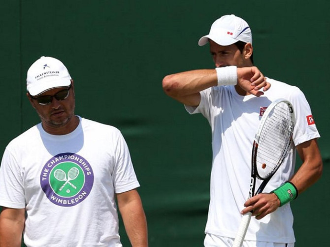 Marian Vajda i Novak Đoković (foto: Guliver/Getty Images/Peter Macdiarmid)