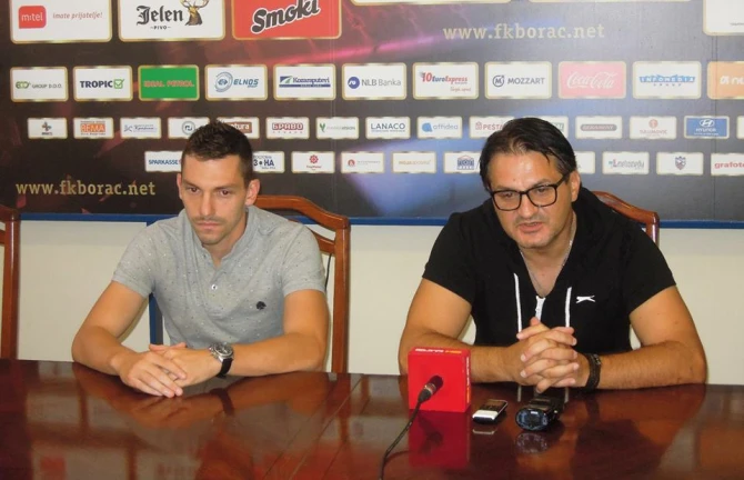 Miloš Žeravica i Darko Vojvodić / Foto: FK Borac