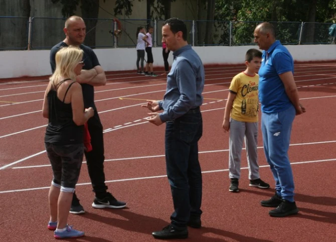 Gradonačlenik Trebinja sa predstavnicima reprezentacije Srbije
