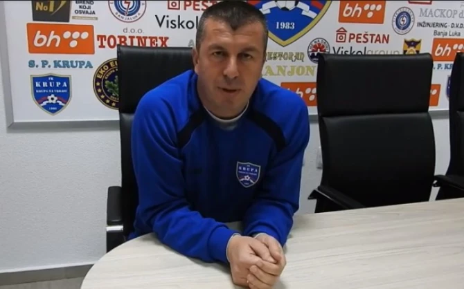 Slobodan Starčević, trener Krupe