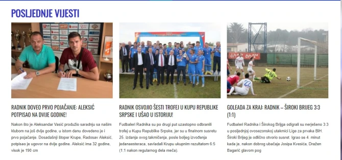 Ovo ipak nije sajt :FK Radnik