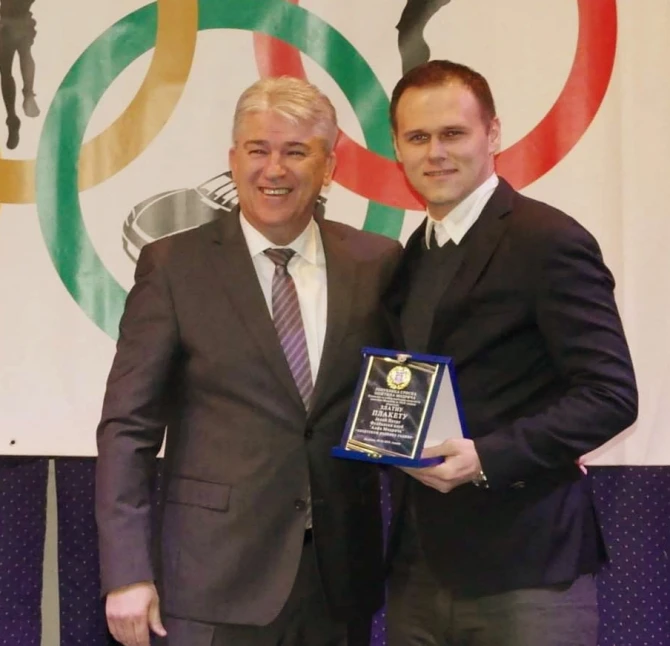 Načelnik Modriče Mladen Krekić i Petar Jelić