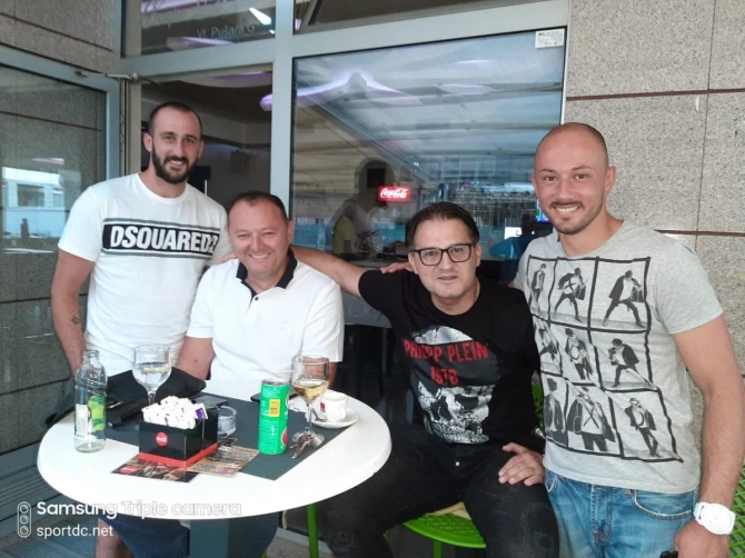 Ivan Butorović u društvu trenera golmana Dušana Remića i trenera Darka Vojvodića