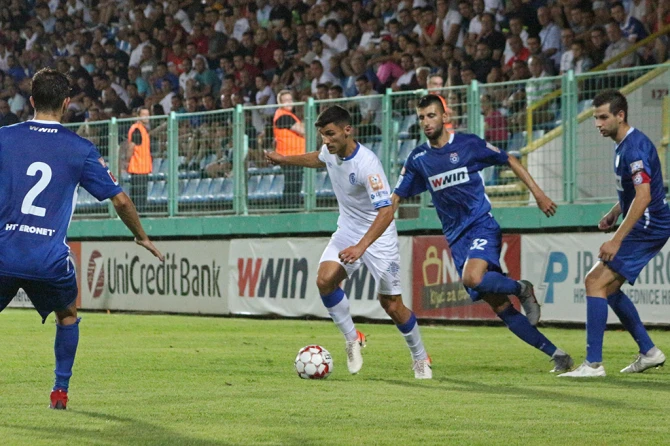 Detalj sa utakmice na Pecari FOTO: Armin Herić fkzeljeznicar.ba