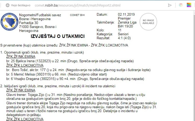 Zapisnik Emina - Lokomotiva