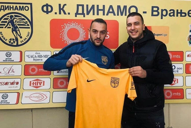 Tigran Goranović na promociji u Vranju