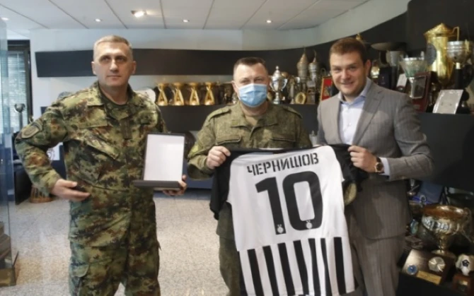 General Černišov u Partizanu
