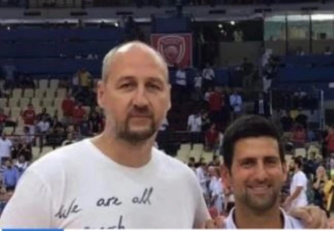 Dino Rađa i Novak Đoković