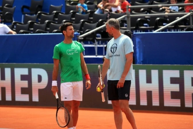 Novak Đoković i Goran Ivanišević