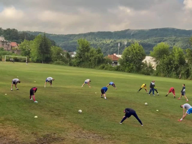 Detalj sa treninga FK Željezničar Doboj