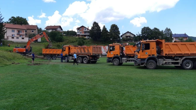 Stadion Luke,. Mrkonjić Grad
