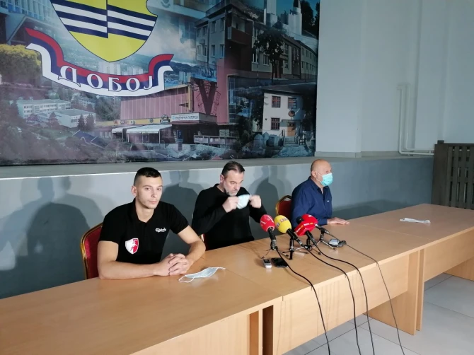Detalj sa Press konferencije MRK Sloga Doboj