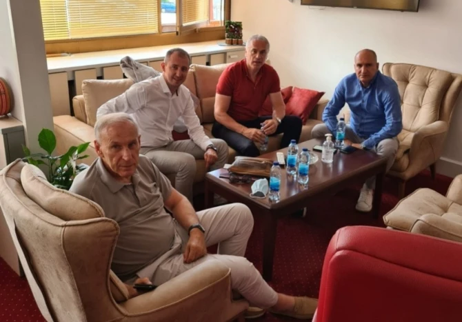 Dragan Džajić, Darko Milunović, Zvezdan terzić i Mitar Mrkela