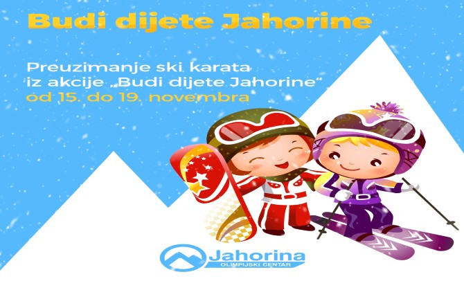 Preuzimanje ski karata iz akcije „Budi dijete Jahorine"