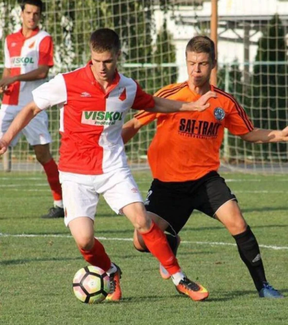 Cvijanović u dresu Vojvodine(fotografija iz privatne arhive)
