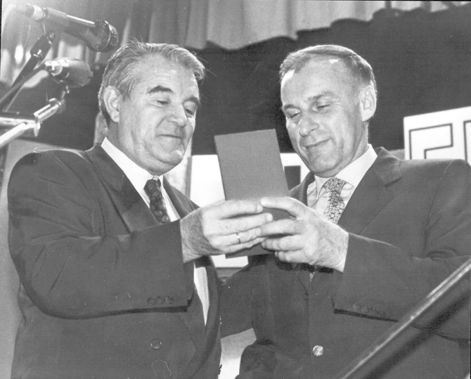 Miljan Miljanić i Dragan Džajić