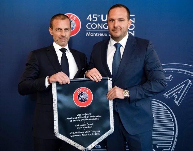 Aleksander Čeferin i Vico Zeljković