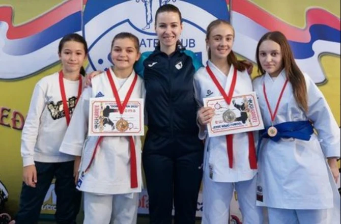 Slavijine djevojčice osvojile tri medalje