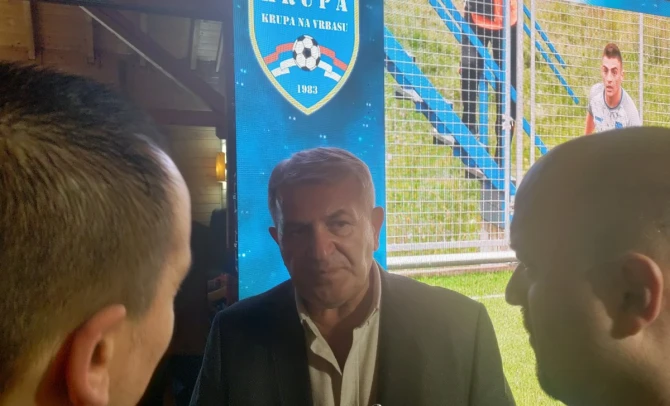 Draško Ilić, predsjednik FK Krupa