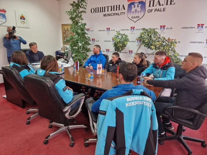 Paljani na prijemu kod načelnika Opštine Pale