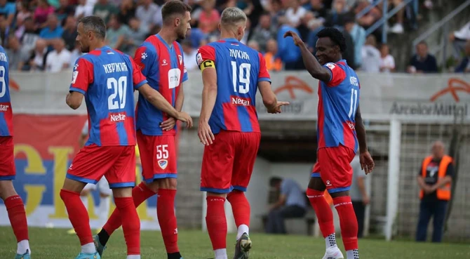 Fudbaleri Borca slave pobjedu u Omarskoj FOTO: FK Borac/N. Kulaga