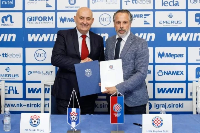 Josip Bevanda i Lukša Jakobušić FOTO: NK Široki Brijeg