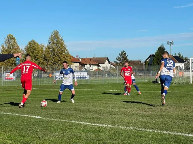 Detalj sa susreta u Laktašima FOTO: FK Laktaši