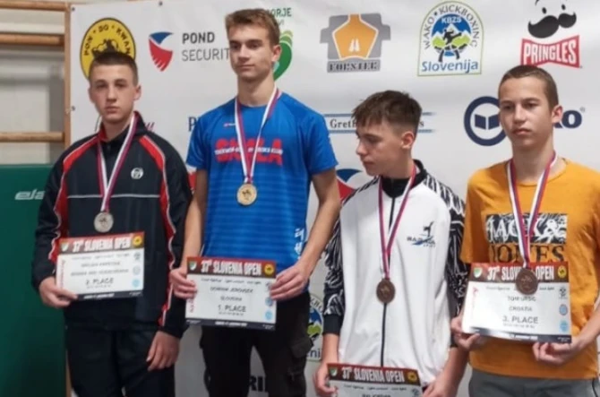 Kapetina srebrni na Slovenija openu
