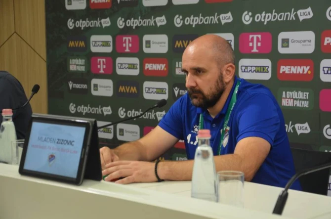 Mladen Žižović u Budimpešti FOTO: FK Borac/D. Šutvić