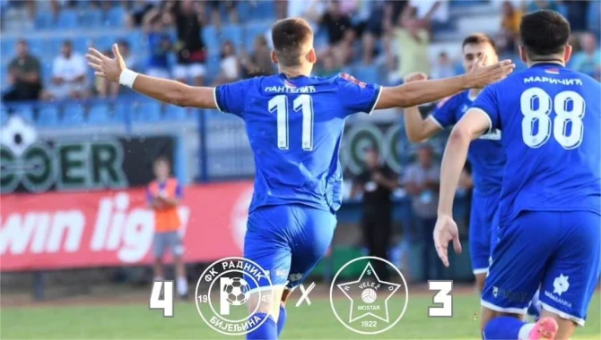 Radnik slavio protiv Veleža FOTO: FK Radnik
