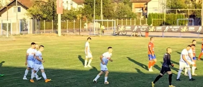 Detalj sa utakmice u Trnu FOTO: FK Sloga