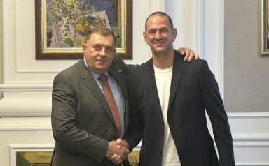 Milorad Dodik i Mladen Bojinović FOTO: predsjednik RS