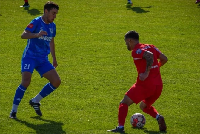 Detalj sa utakmice u Nevesinju FOTO: FK Velež