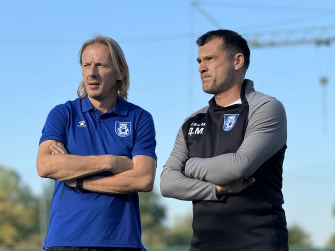 Branislav Krunić i Denis Malešević FOTO: FK BSK