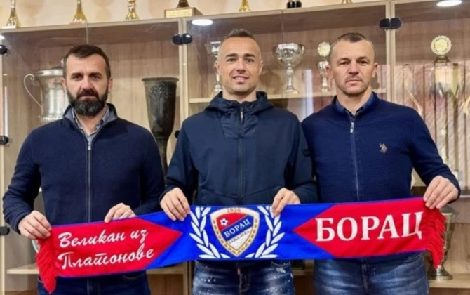 Dejan Ćato, Zoran Kvržić i Oliver Jandrić FOTO: FK Borac