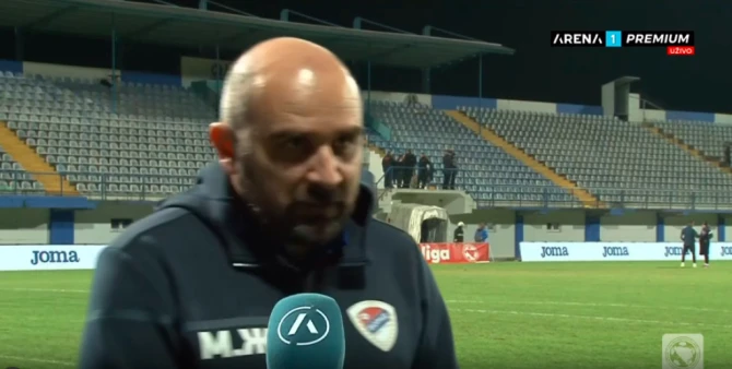 Mladen Žižović u Gabeli FOTO: skrinšort TV Arena sport