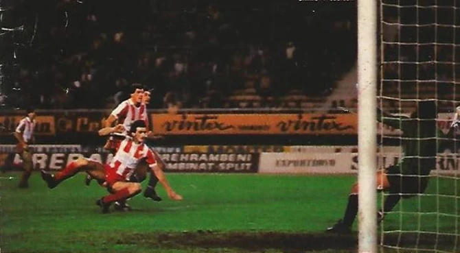 Dimitrijevićev gol u Splitu/Arhiva Tempa