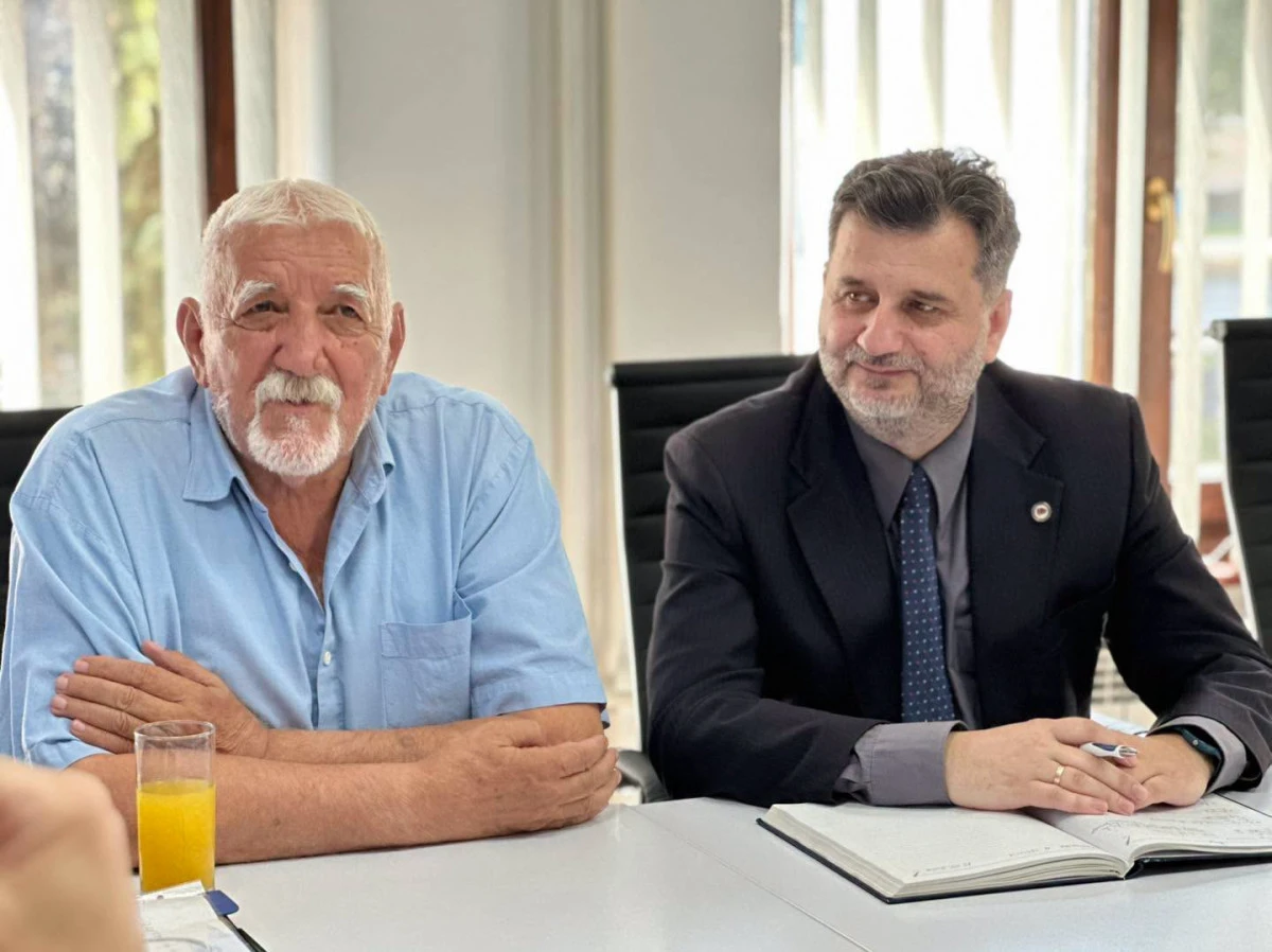 Branko Stjepanović i Slavko Basara FOTO: Grad Teslić