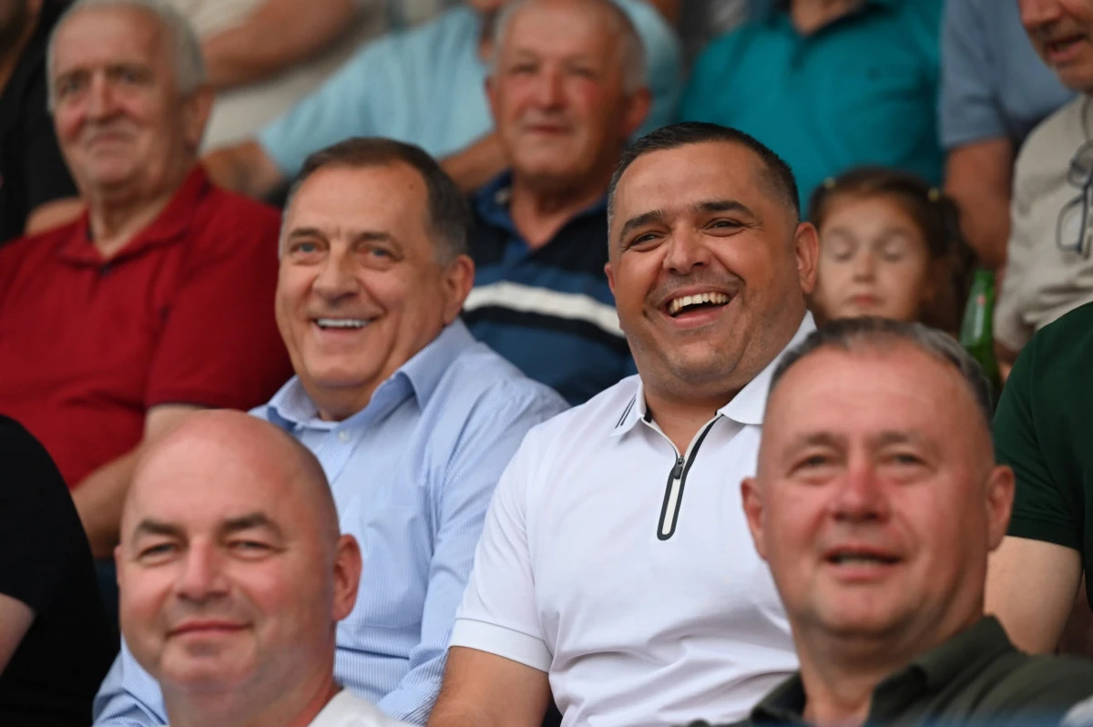 Milorad Dodik i Miroslav Bojić FOTO: Radio Laktaši