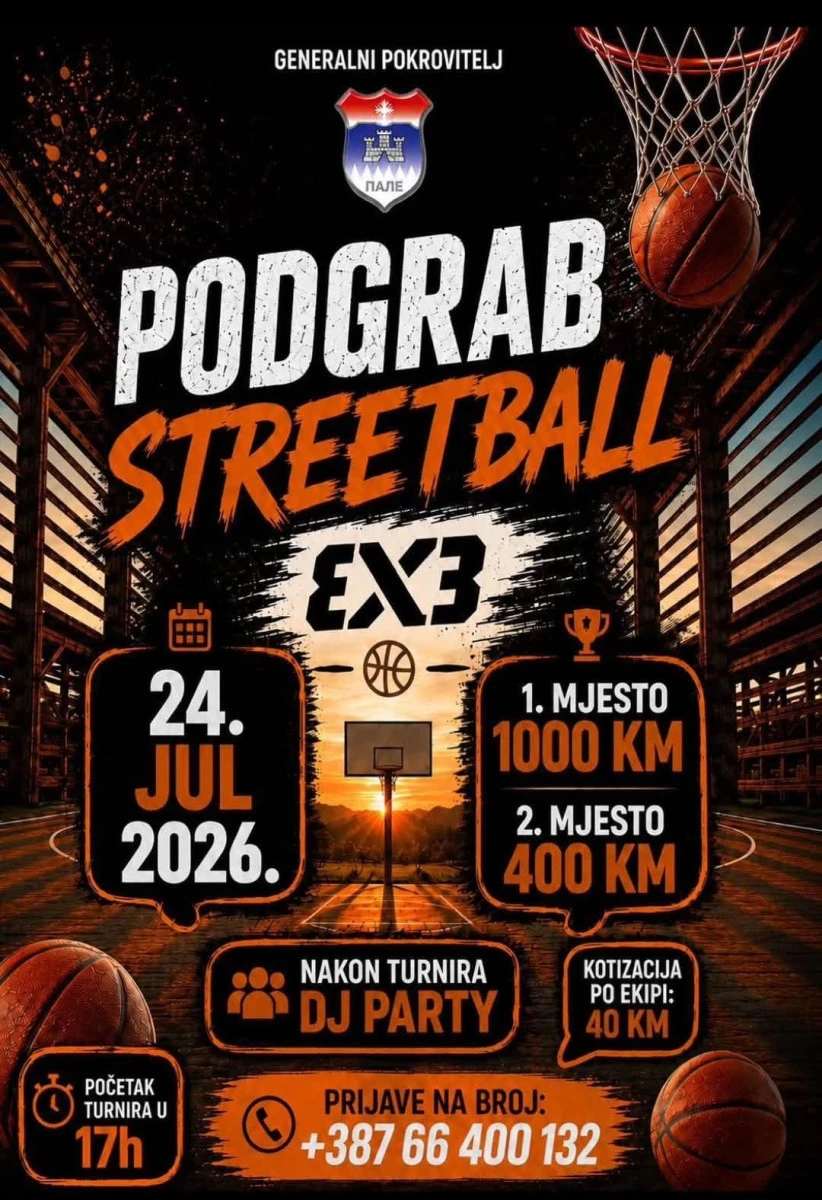 Turnir Basketa U Podgrabu U Petak Jula