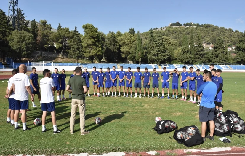 Detalj pred trening FOTO: FSRS