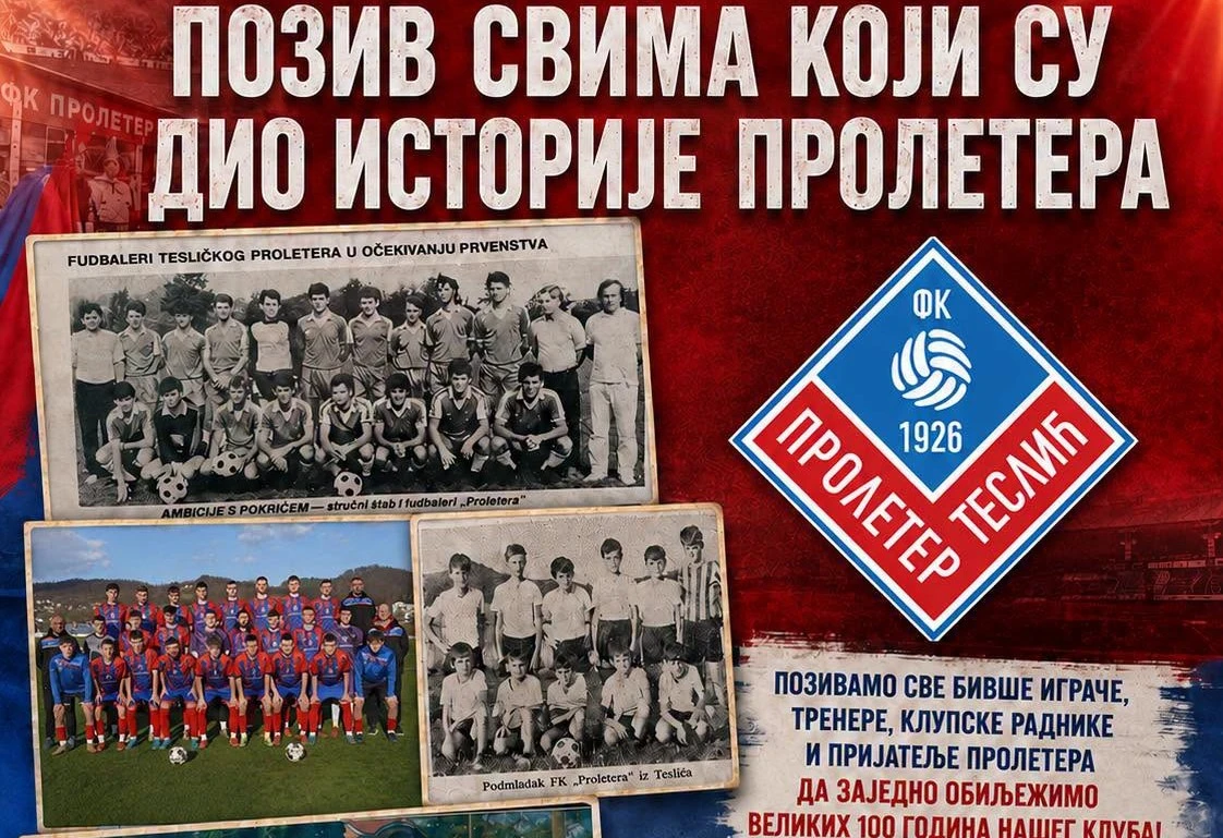 Utakmica u čast jubileja FOTO: FK Proleter