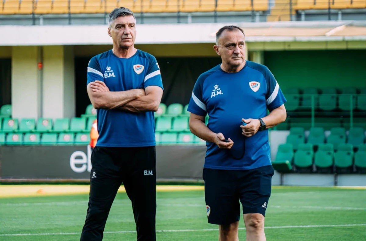 Vinko Marinović i Danimir Mikanović FOTO: FK Borac