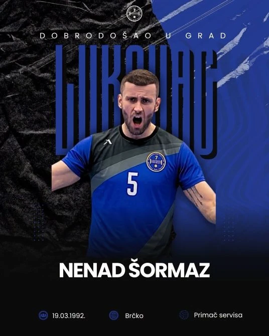 Nenad Šormaz – pojačanje OK 7 Lukavac. FOTO: Fejsbuk OK 7 Lukavac