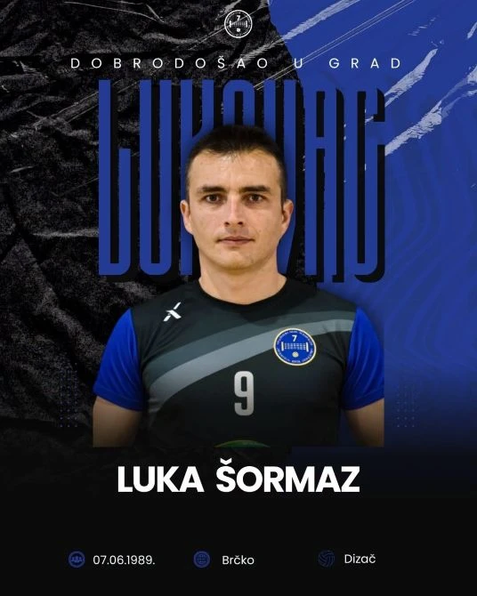 Luka Šormaz – pojačanje OK 7 Lukavac. FOTO: Fejsbuk OK 7 Lukavac