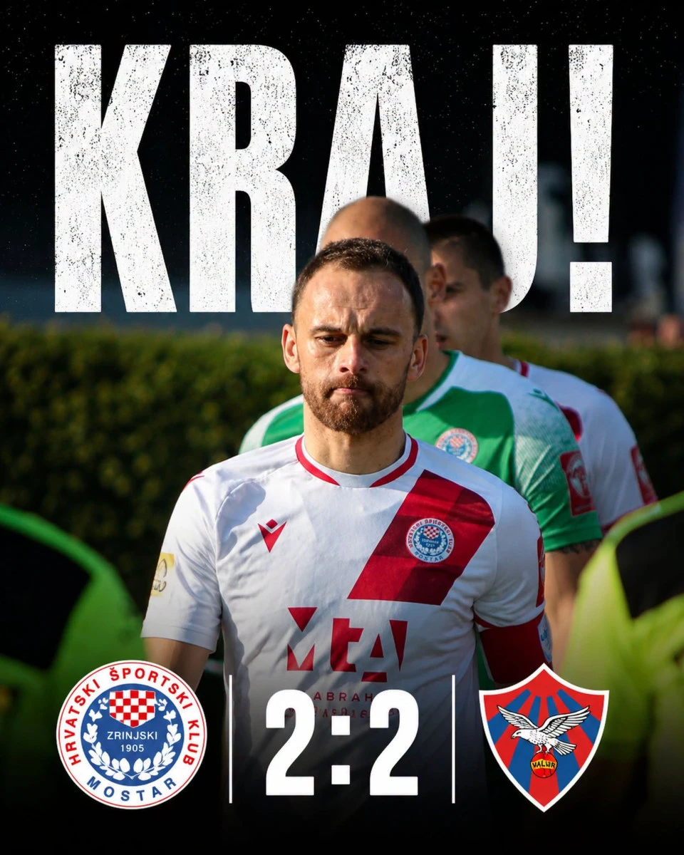 Nemanja Bilbija tragičar FOTO: HŠK Zrinjski