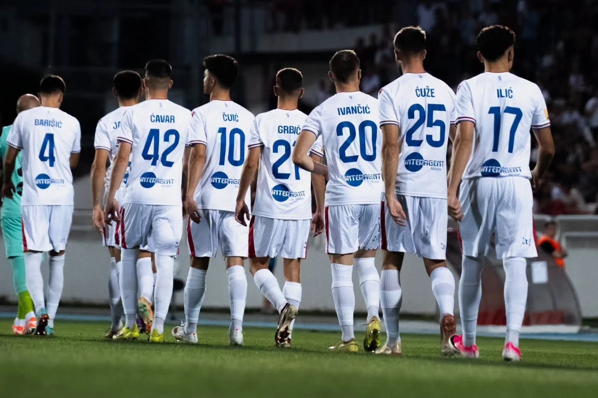Zbogom Evropo, mostarski fudbaleri FOTO: HŠK Zrinjski